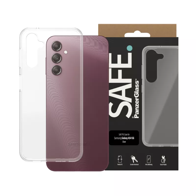 PanzerGlass SAFE. by ® Θήκη TPU Samsung Galaxy A14 | A14 5G | Διαφανής