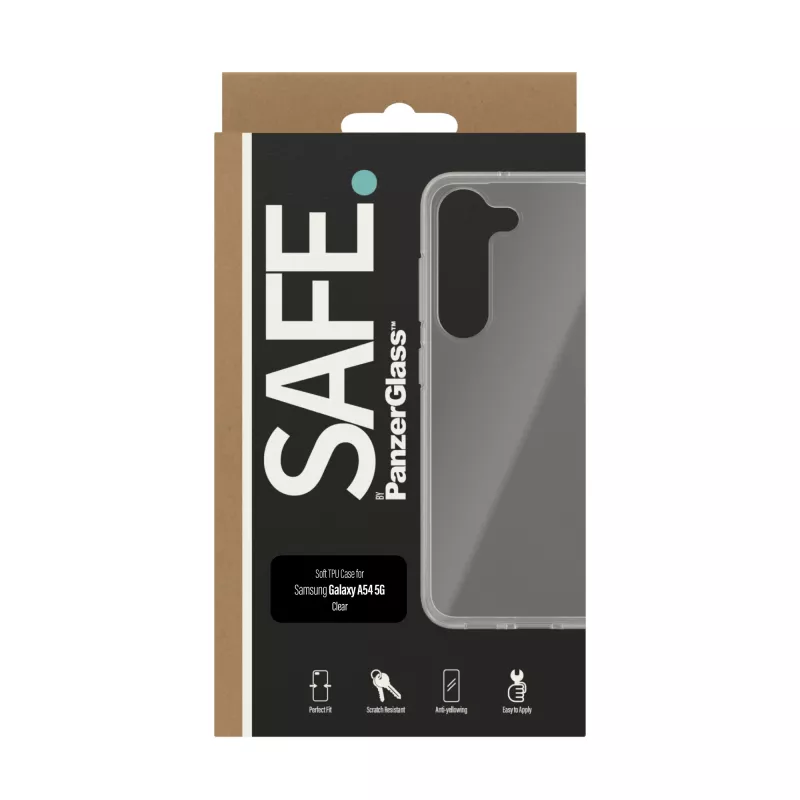 PanzerGlass SAFE. by ® Θήκη TPU Samsung Galaxy A14 | A14 5G | Διαφανής