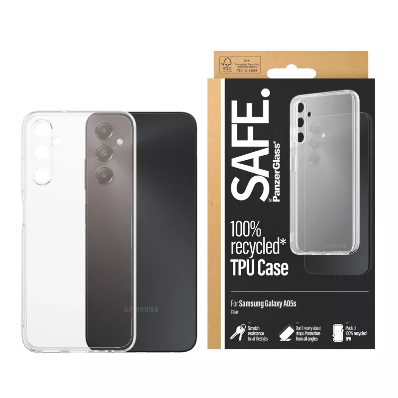 PanzerGlass SAFE. by ® Θήκη TPU Διαφανής Samsung Galaxy A05s