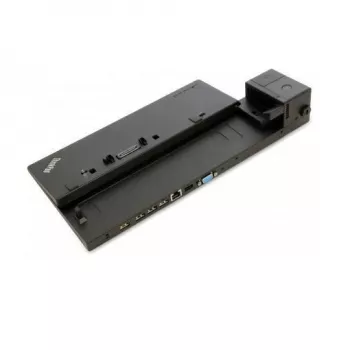 Lenovo 40A00065IT Σταθμός σύνδεσης/πολλαπλασιαστής θυρών φορητού υπολογιστή Docking Μαύρο