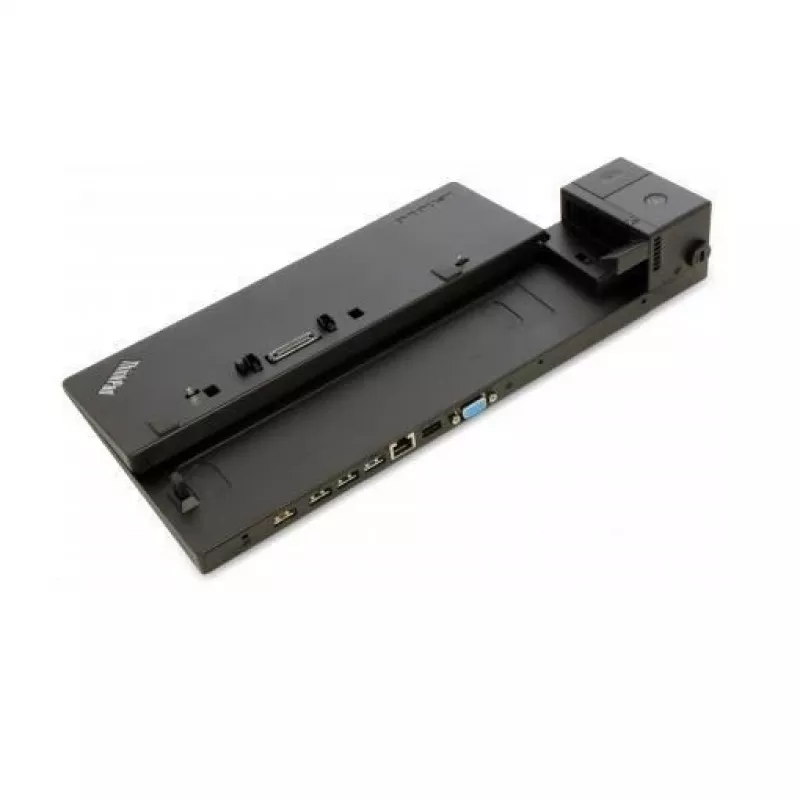 Lenovo 40A00065IT Σταθμός σύνδεσης/πολλαπλασιαστής θυρών φορητού υπολογιστή Docking Μαύρο