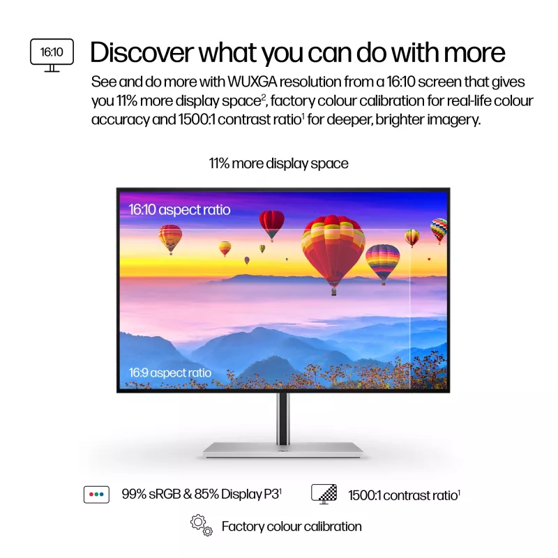 HP Series 7 Pro 61 cm (24 ίντσες) οθόνη WUXGA USB-C – 724pu χωρίς PVC