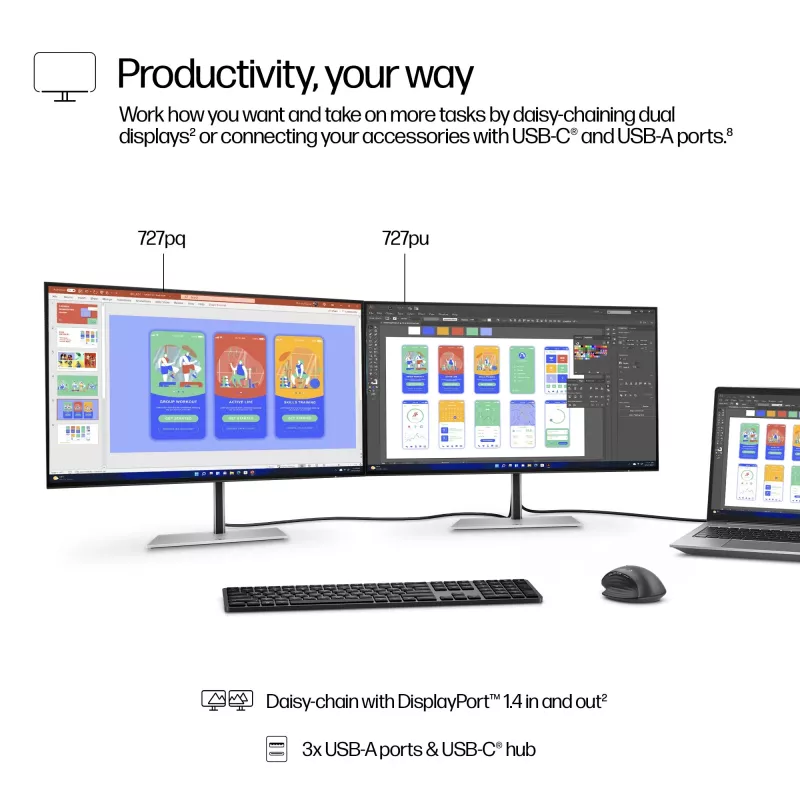 Οθόνη HP Series 7 Pro 27 ίντσες QHD οθόνη Quad HD 2560 x 1440