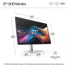 HP Series 7 Pro 27 ίντσες οθόνη QHD – 727pq χωρίς PVC