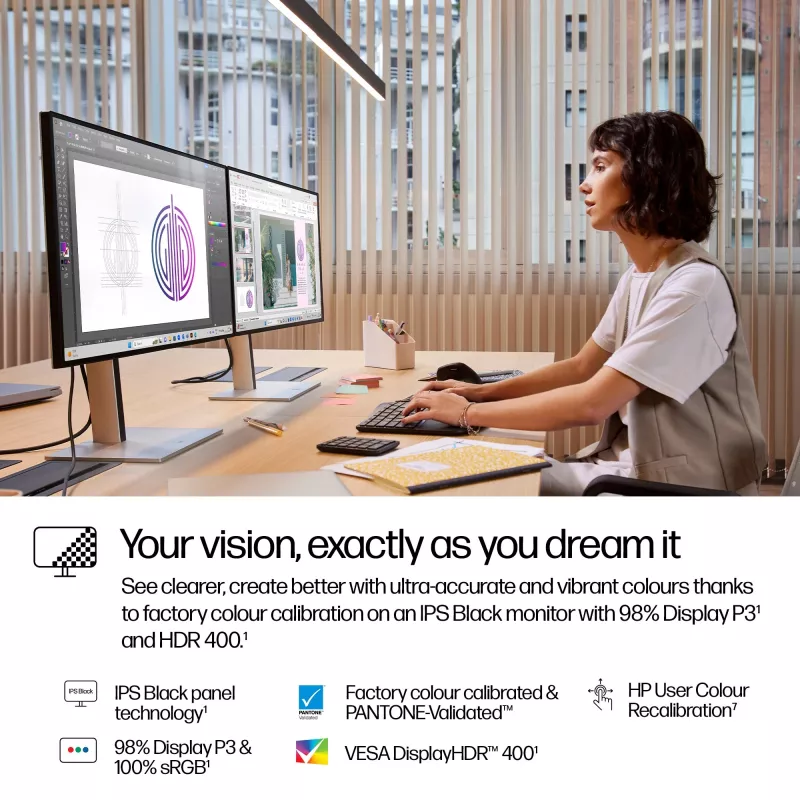 Οθόνη HP Series 7 Pro 27 inch QHD Thunderbolt 4 – 727pu χωρίς PVC