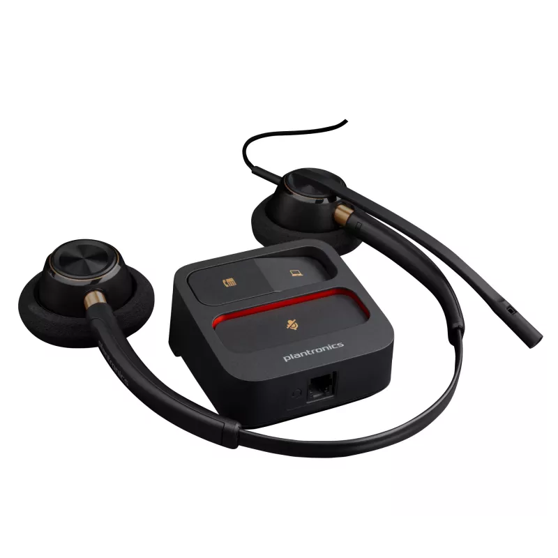 HP Poly EncorePro 520 αμφίπλευρο headset +Quick Disconnect