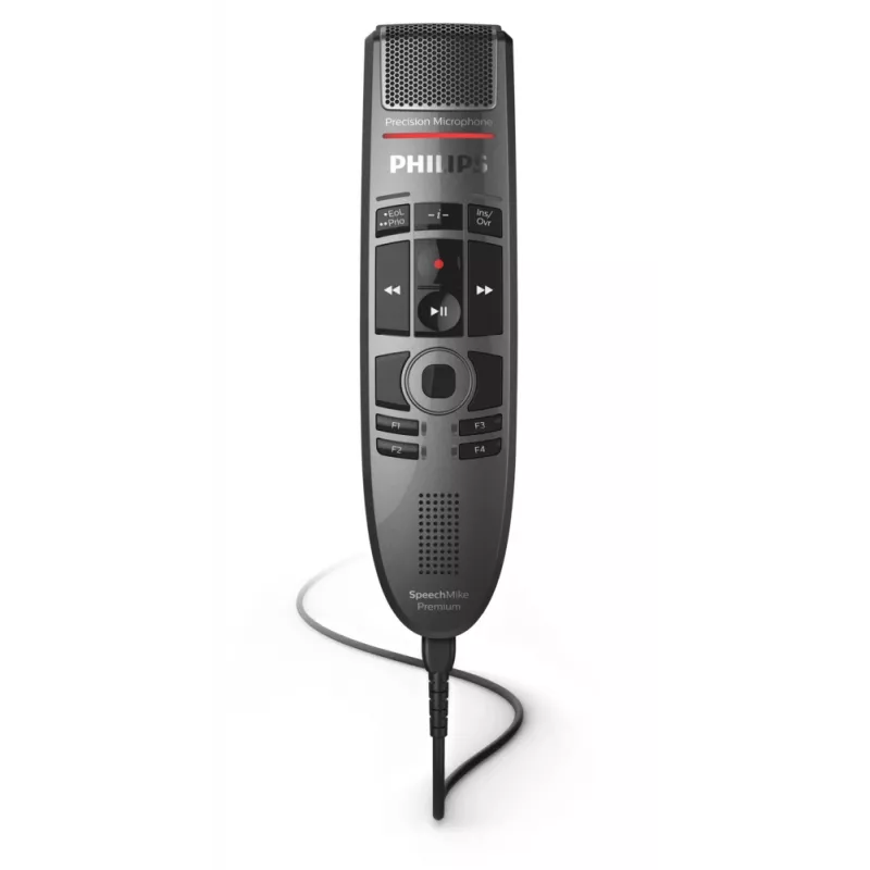 Μικρόφωνο Philips SpeechMike Premium Touch μαύρο μονοκατευθυντικό USB ενσύρματο -37 dB