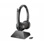 HP Poly Savi 8220 UC Microsoft Teams πιστοποιημένο DECT 1880-1900 MHz USB-A ακουστικά