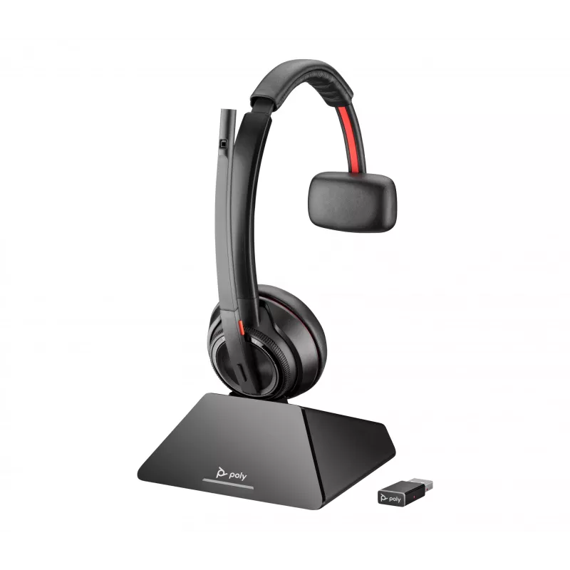 HP Poly Savi 8210 monaural DECT 1880-1900 MHz Top + βάση φόρτισης