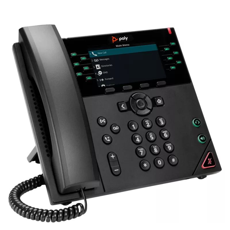HP Poly VVX 450 12-Line IP Phone και PoE-δυνατό