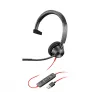 HP Poly Blackwire 3310 Microsoft Teams Certified ακουστικά +USB-C/A adapter TAA