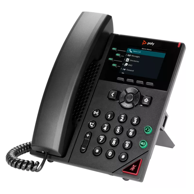 HP Poly VVX 250 IP τηλέφωνο 4 γραμμών και PoE, μαύρο, LCD, 320 x 240 pixel, HTTPS, ENERGY STAR, RoHS, Federal Communications Commission (FCC), CE