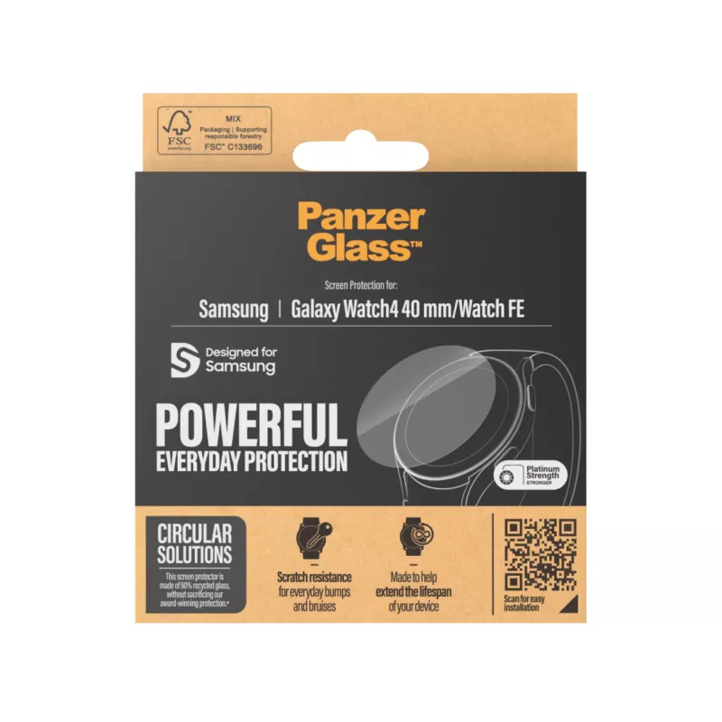 PanzerGlass® μεμβράνη προστασίας οθόνης Samsung Galaxy Watch4 40 mm | Watch FE