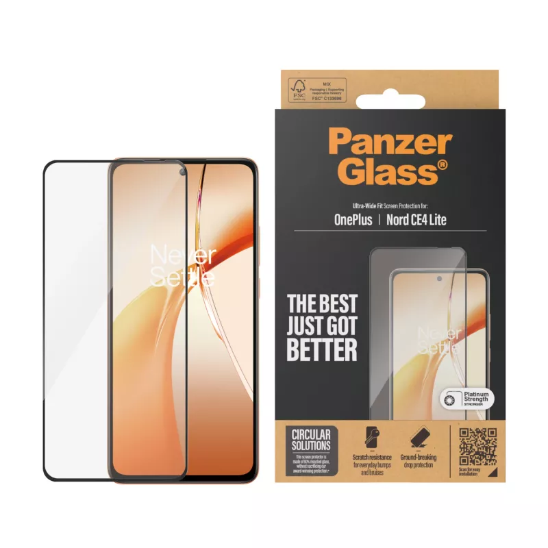 PanzerGlass ® Προστασία οθόνης OnePlus Nord CE4 Lite | Ultra-Wide Fit
