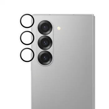 Προστατευτικό γυαλί κάμερας PanzerGlass Hoops Διάφανο για Samsung Galaxy Z Fold7 (σκληρυμένο γυαλί, σιλικόνη)