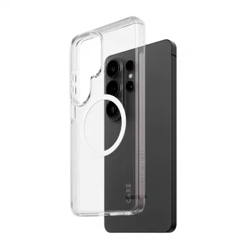 Θήκη κινητού PanzerGlass CARE™ by Urban Explorer — Διαφανής θήκη με White Qi για Samsung Galaxy S26 Ultra