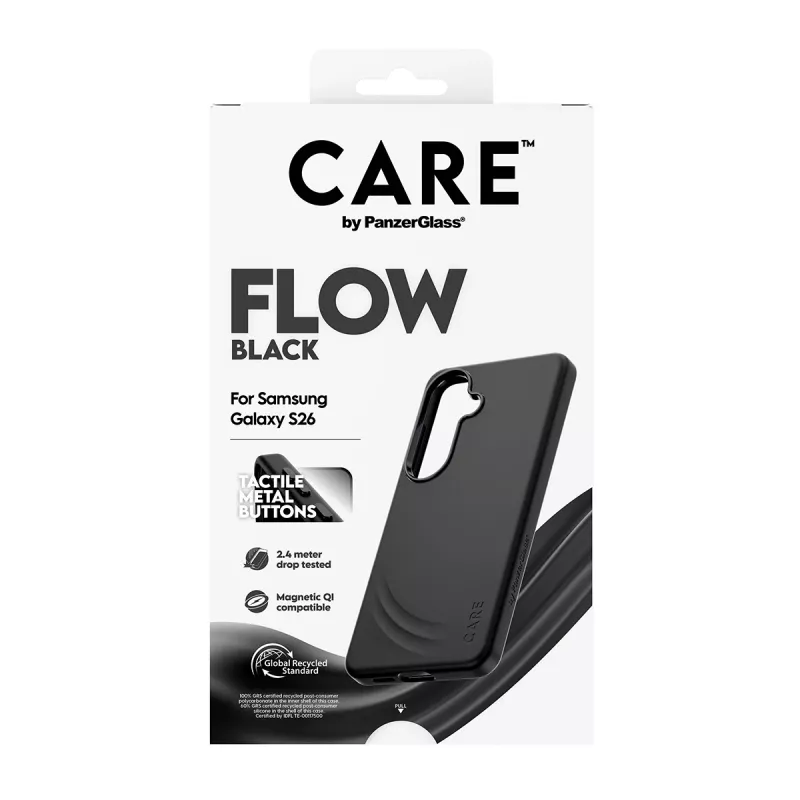 PanzerGlass CARE™ by ® Flow Case μαύρο με Qi Samsung Galaxy S26