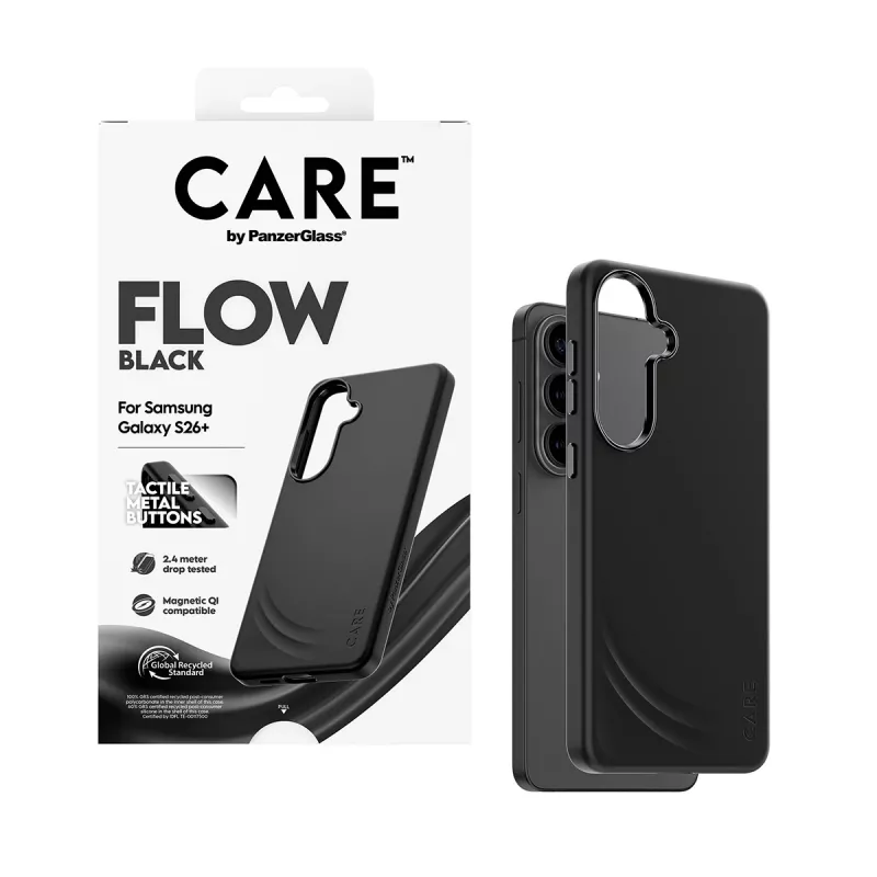 PanzerGlass CARE™ by ® Flow Case μαύρο με Qi Samsung Galaxy S26+
