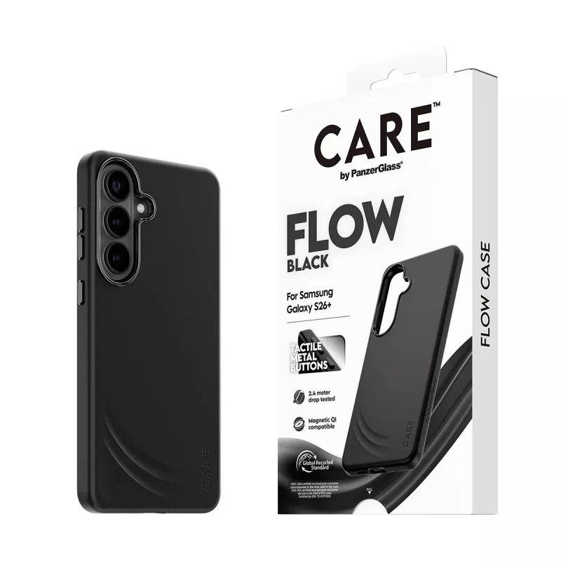 PanzerGlass CARE™ by ® Flow Case μαύρο με Qi Samsung Galaxy S26+