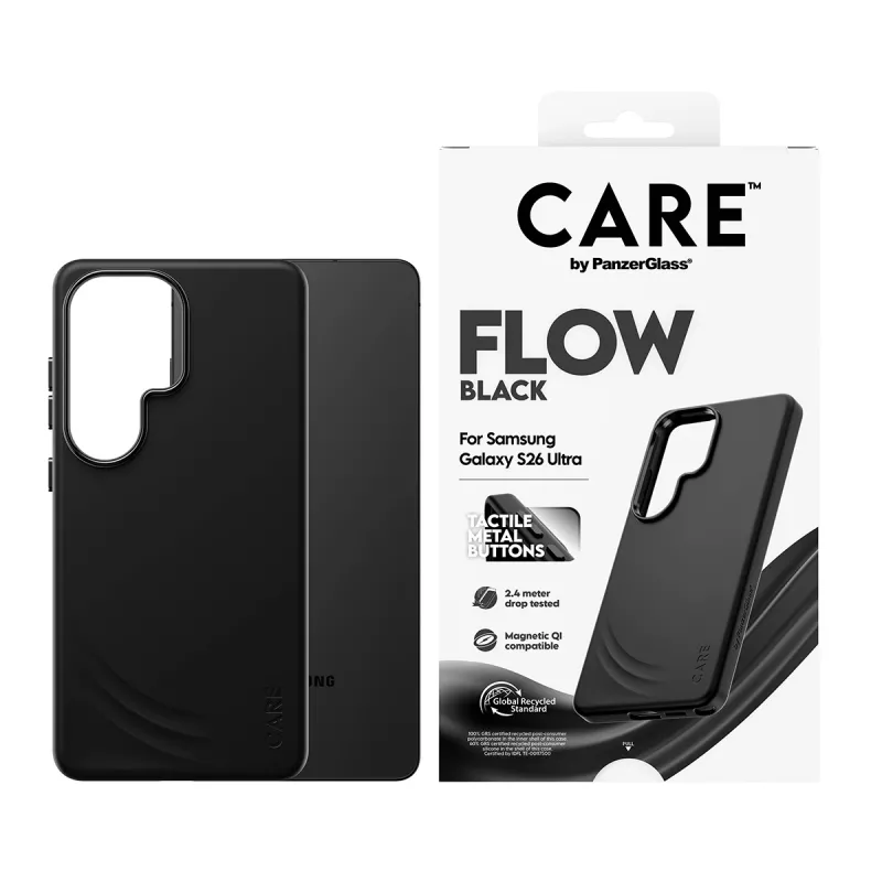 PanzerGlass CARE™ by ® Flow Case μαύρο με Qi Samsung Galaxy S26 Ultra