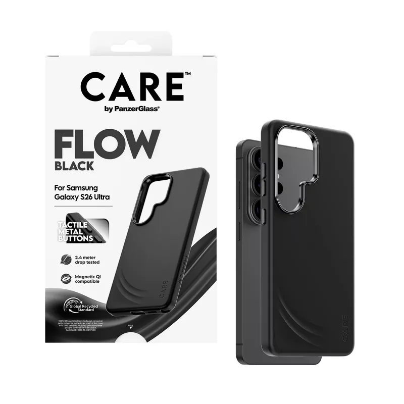 PanzerGlass CARE™ by ® Flow Case μαύρο με Qi Samsung Galaxy S26 Ultra