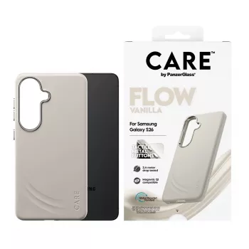 PanzerGlass CARE™ by ® Flow Case Vanilla με Qi Samsung Galaxy S26