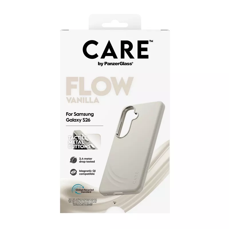 PanzerGlass CARE™ by ® Flow Case Vanilla με Qi Samsung Galaxy S26