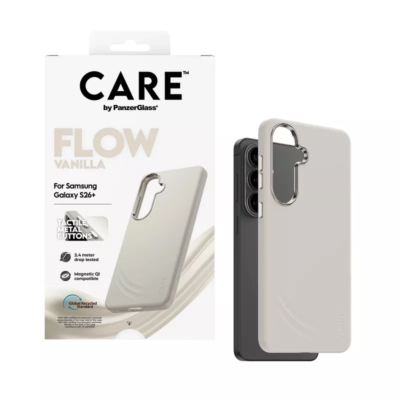 PanzerGlass CARE™ by ® Flow Case Vanilla με Qi Samsung Galaxy S26+