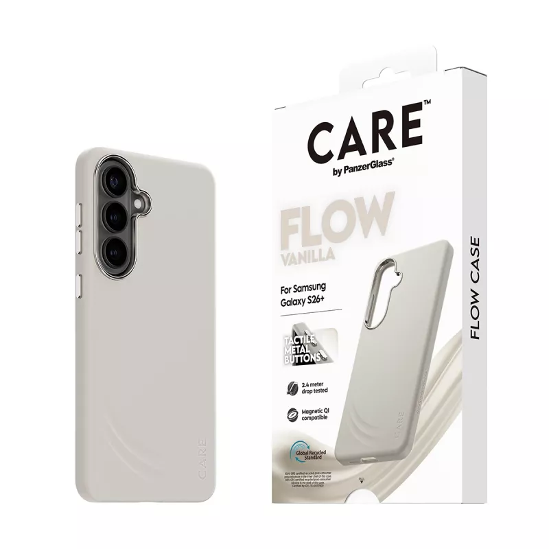 PanzerGlass CARE™ by ® Flow Case Vanilla με Qi Samsung Galaxy S26+