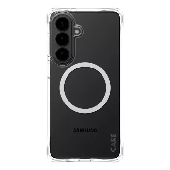 PanzerGlass CARE™ by ® Θήκη Samba διαφανής με λευκό Qi Samsung Galaxy S26+