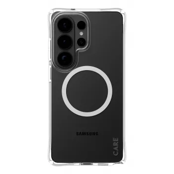 PanzerGlass CARE™ by ® Θήκη Samba διαφανής με λευκό Qi Samsung Galaxy S26 Ultra