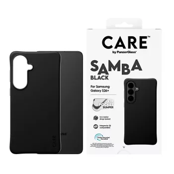 PanzerGlass CARE™ by ® Θήκη Samba μαύρη με Qi Samsung Galaxy S26+