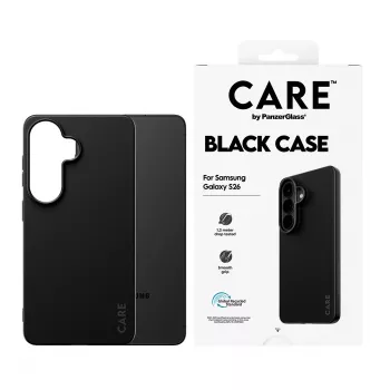 Θήκη προστασίας από TPU PanzerGlass CARE™ για Samsung Galaxy S26 – μαύρη