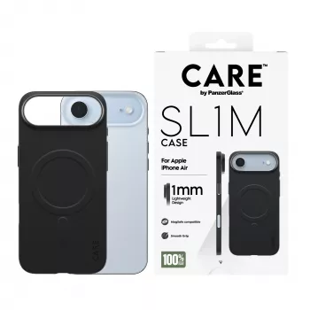 Θήκη προστασίας PanzerGlass CARE SL1M με MagSafe για Apple iPhone Air, μαύρη