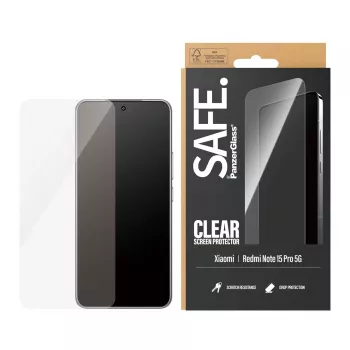 Προστασία οθόνης PanzerGlass SAFE. by ® Xiaomi Redmi Note 15 Pro 5G | Ultra-Wide Fit