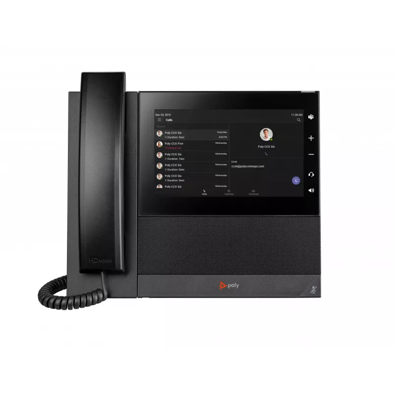 HP Poly CCX 600 επαγγελματικό τηλέφωνο πολυμέσων για Microsoft Teams και με δυνατότητα PoE