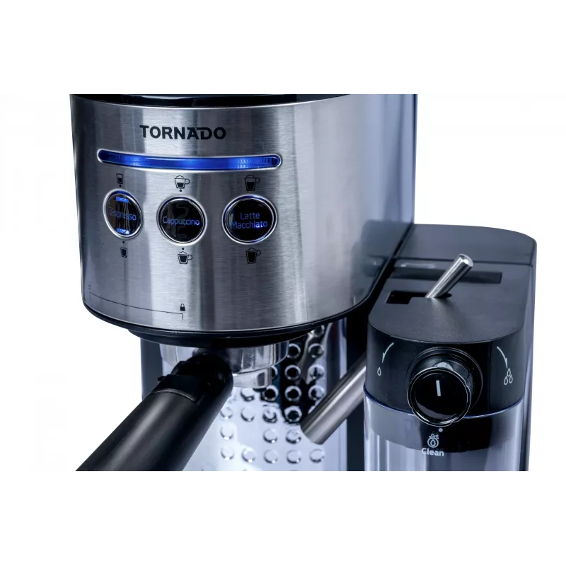 TORNADO TCM-14125 | Συμπαγής καφετιέρα, συμβατή με portafilter & ESE-Pads