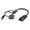 Vertiv Avocent MPUIQ-VMCDV προσαρμογέας διασύνδεσης KVM DVI, USB 2.0 μαύρο
