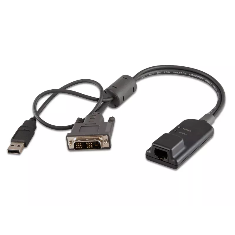 Vertiv Avocent MPUIQ-VMCDV προσαρμογέας διασύνδεσης KVM DVI, USB 2.0 μαύρο