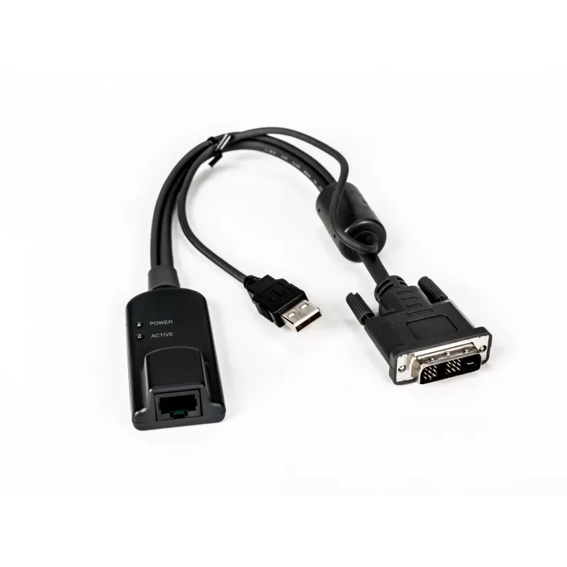 Vertiv Avocent MPUIQ-VMCDV προσαρμογέας διασύνδεσης KVM DVI, USB 2.0 μαύρο