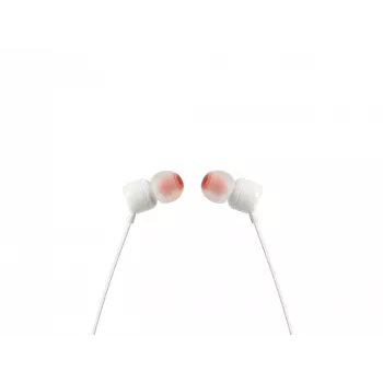 JBL Tune 110 WHITE, ενσύρματο, 20 - 20000 Hz, μουσική, headset, λευκό