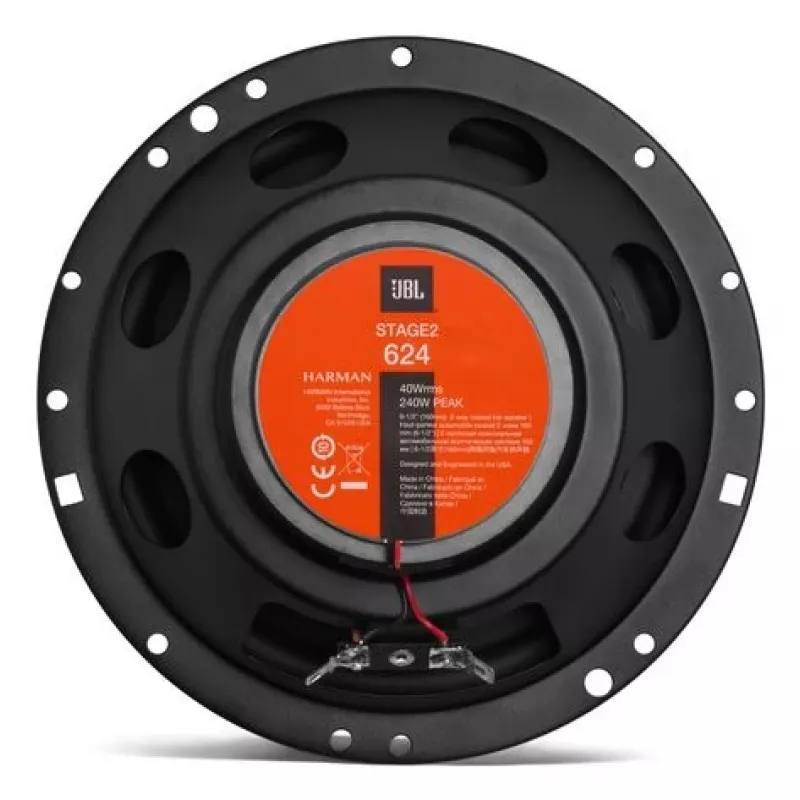 JBL Stage2 624 ηχεία αυτοκινήτου στρογγυλά 2 δρόμων 240 W 2 τεμ.