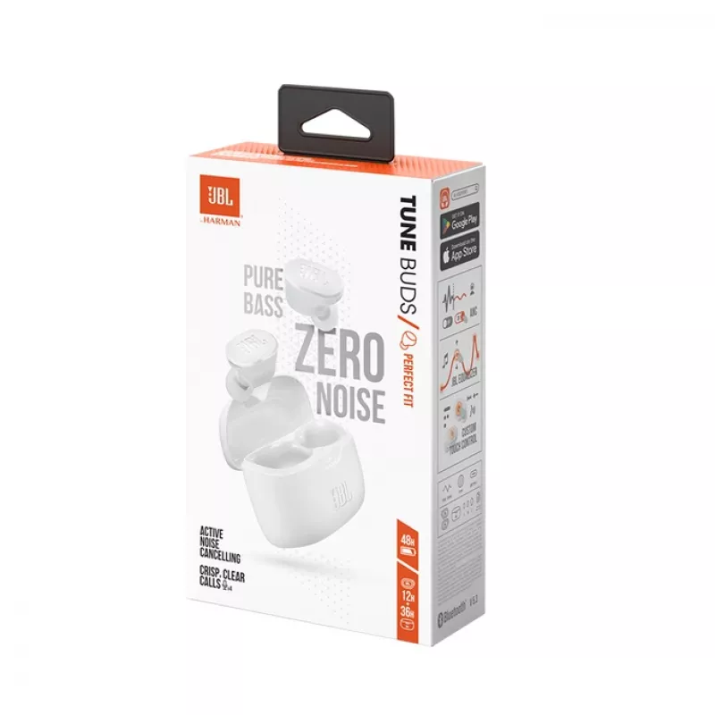 JBL Tune Buds headset True Wireless Stereo (TWS) in-ear κλήσεις/μουσική Bluetooth λευκό