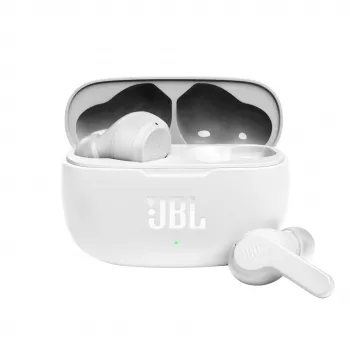 JBL Wave 200 TWS ΛΕΥΚΟ, Ασύρματα, 20 - 20000 Hz, Μουσική, 48 g, Headset, Λευκό