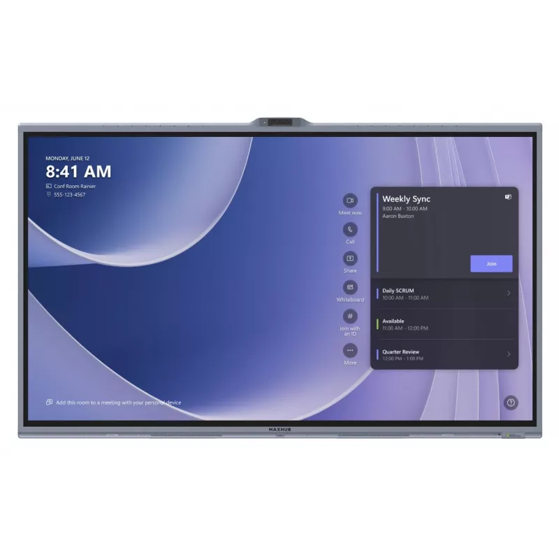 MAXHUB XBoard V7 Σειρά V655T 65 ίντσες Microsoft Teams Rooms Διαδραστική Οθόνη Αφής