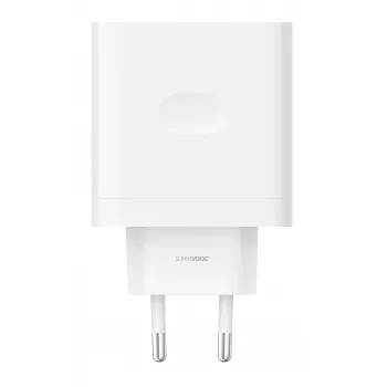 OPPO Supervooc Smartphone, Universal Λευκός Φορτιστής Ταχείας Φόρτισης AC για Εσωτερικό Χώρο