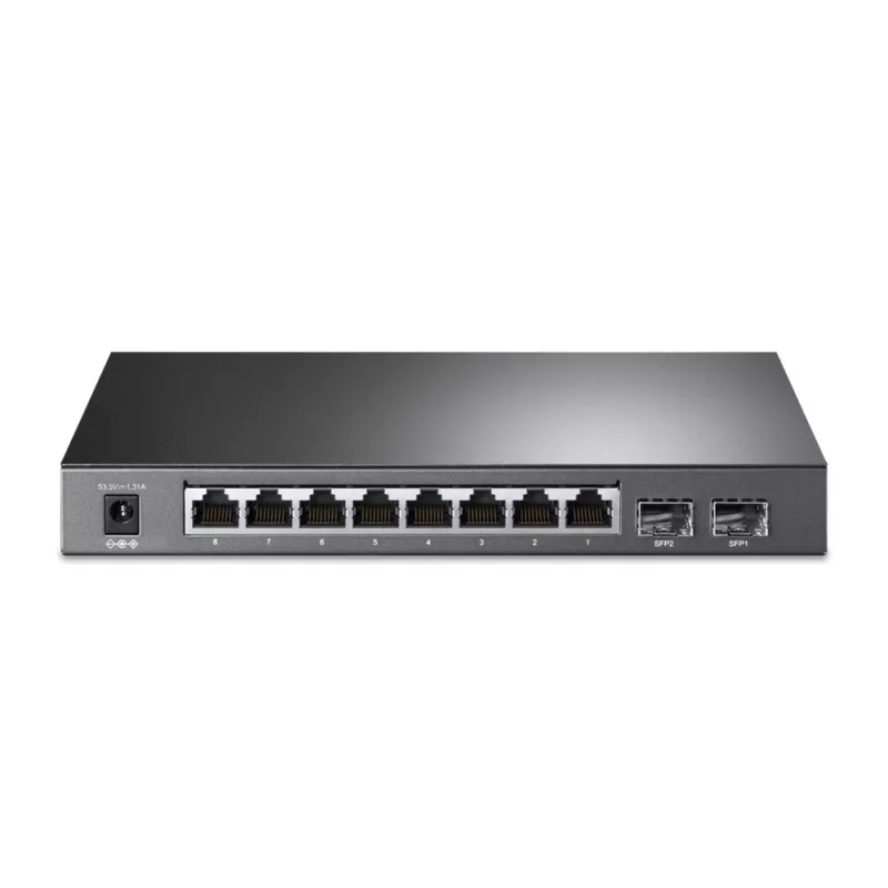 TP-Link JetStream 8-Port Gigabit Smart PoE+ Switch με 2 SFP-Slots