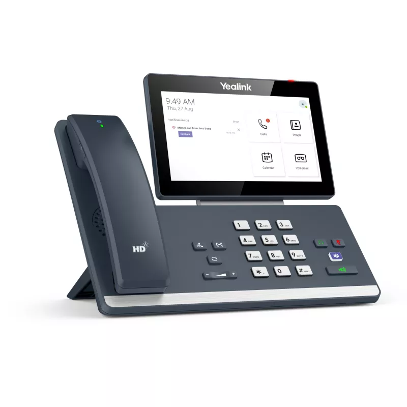 Yealink MP58-WH Microsoft Teams Edition, IP τηλέφωνο, γκρι, ασύρματο ακουστικό, γραφείο, Android, Microsoft Teams