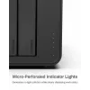TerraMaster D4-320 Disk-Array Desktop μαύρο 4 μονάδες HDD SSD