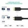 Ugreen 10202 προσαρμογέας καλωδίου βίντεο 2 m DisplayPort HDMI μαύρο